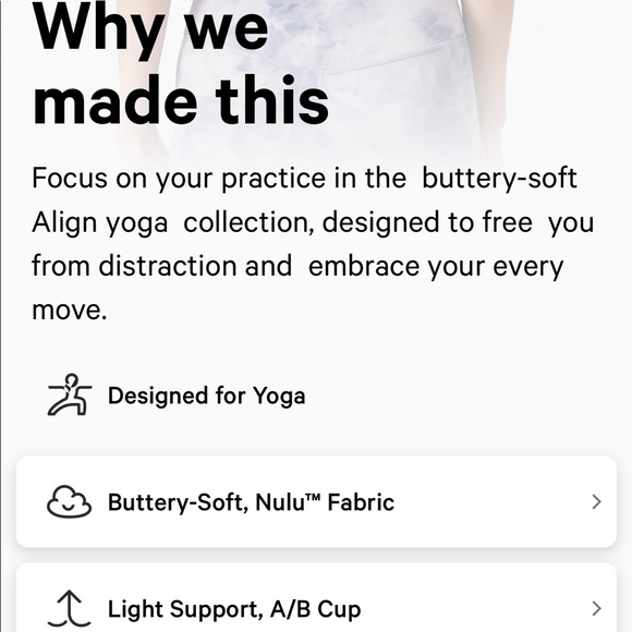 Lululemon Align Crop Tank - Picture 4 of 5